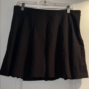 J. Crew Classic Black Women's Tennis Skirt With Built In Shorts